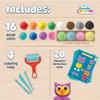Chuckle & Roar Whoa Dough Character Creator  16-Color Gluten-Free Sensory Dough Kit with Step-by-Step Character Cards, Mess-Free Creative Craft for Kids Ages 3+ view 3