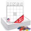 Hygloss Products Blank Bingo Cards to Write On - 50-Pack White -1000 Chips Included - Large Size Bingo Sheets Disposable - Activities for Classroom, Parties, Contests, Weddings, Events & More view 1