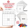 Hygloss Products Blank Bingo Cards to Write On - 50-Pack White -1000 Chips Included - Large Size Bingo Sheets Disposable - Activities for Classroom, Parties, Contests, Weddings, Events & More view 2