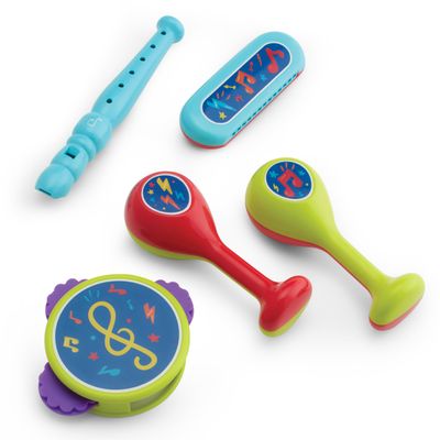 Kidoozie My First Musical Instruments Ages 2 +, Toddler, Tambourine, Recorder, Flute, Harmonica, Maracas