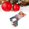 evhooe Christmas Sock Bag, Christmas Decorative Sock, Faceless Doll Pattern, Kids Bag for Festival, Costume Party (Red Hat) view 4