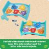 Learning Resources Seaside Pounding Bench, Seaside Game, Preschool Toddler Activities, Shape Sorter, Fine Motor Toys, Kids Hammer view 3