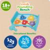 Learning Resources Seaside Pounding Bench, Seaside Game, Preschool Toddler Activities, Shape Sorter, Fine Motor Toys, Kids Hammer view 4