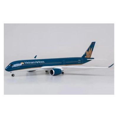 Scale Aircraft 47CM 1/142 for A350 Dreamliner Aircraft Vietnam Airlines Model with LED Light Diecast Resin Plane Souvenirs Suitable for Display(No Light)