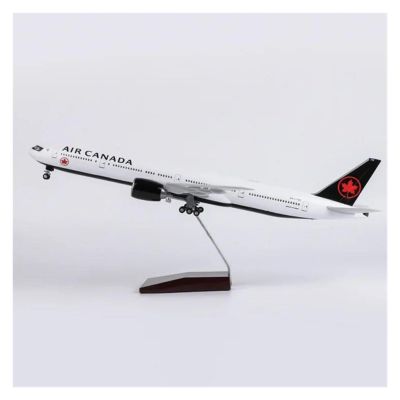LIUSANGLIU Scale Aircraft 47CM 1/157 for 777 B777 Aircraft Canada Airlines Model Resin Simulated Scale Aircraft Decorative Souvenirs Suitable for Display(No Light)