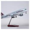 Scale Aircraft 50.5CM 1/160 for A380 Qatar Airline Model Diecast Resin Plane Collection Souvenirs Suitable for Display(No Light) view 4