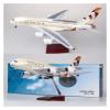 Scale Aircraft 50.5CM 1/160 for 380 A380 ETIHAD Airline Model Diecast Plastic Resin Plane Model Passenger Aircraft Model Suitable for Display(with Light) view 4