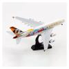 Scale Aircraft 1:400 for A380 A6-APC Plane Model Eithad Airline Model Diecast Alloy Plane Model Simulated Scale Aircraft Suitable for Display view 3