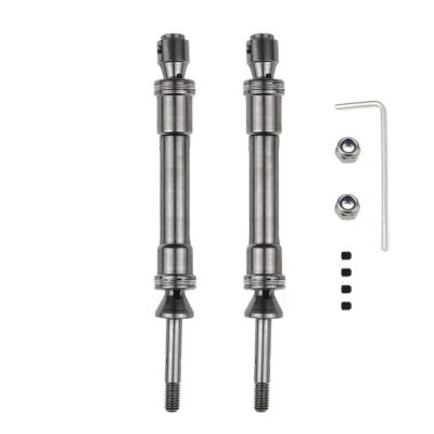 for Traxxas for Slash 4X4 for Slash for Rustler for VXL for Stampede 4X4 for VXL 1/10 CVD Cardan Shaft Model Car Drive Shaft Assembly Heavy Duty RC Car Repair Kit(Metallic,Rear)