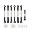 for Traxxas for Slash 4X4 2WD 1/10 1 Set Aluminum Turnbuckle Camber Link End Adjustable Kit RC Car Upgrade Parts RC Car Repair Kit(Black) view 1