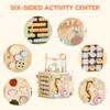 ROBOTIME Wooden Activity Cube for Toddlers, 13 in 1 Montessori Baby Activity Cube, Baby Play Cube Toy with Educational Features, Gift Wooden Cube Toy for Boys & Girls - 1 Year + view 4