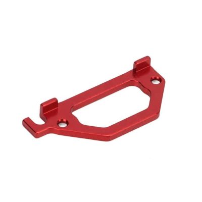 RC Car Accessories Compatible with Traxxas for Latrax for Teton 1/18 RC Crawler Car Servo Mounting Bracket Aluminum Alloy Servo Mount Upgrade Parts(Red)