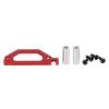 RC Car Accessories Compatible with Traxxas for Latrax for Teton 1/18 RC Crawler Car Servo Mounting Bracket Aluminum Alloy Servo Mount Upgrade Parts(Red) view 2