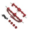 for MN168 1/12 RC Car Upgrade Parts Accessories Metal Front and Rear Portal Axle 12mm Wheel Hex Adapter RC Upgrade Accessories(Red) view 2