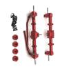 for MN168 1/12 RC Car Upgrade Parts Accessories Metal Front and Rear Portal Axle 12mm Wheel Hex Adapter RC Upgrade Accessories(Red) view 4