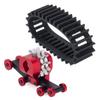 XinGeeek 4PCS TRX4M Snow Tires,Snow Tracks Tires Wheels for Traxxas 1/18 TRX4M RC Crawler Car Upgrades Part (Red) view 3