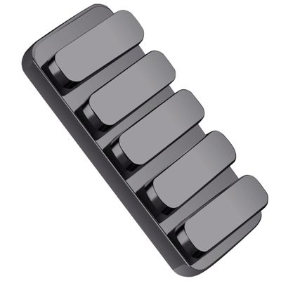 Adult Fidget Toys Metal Fidget Clicker with 3 Noise Levels Loud-Quiet EDC Fidget Toy for Adults Office Class Fidget Toys Relief Stress and Anxiety ADHD Approved (Black Nickle)