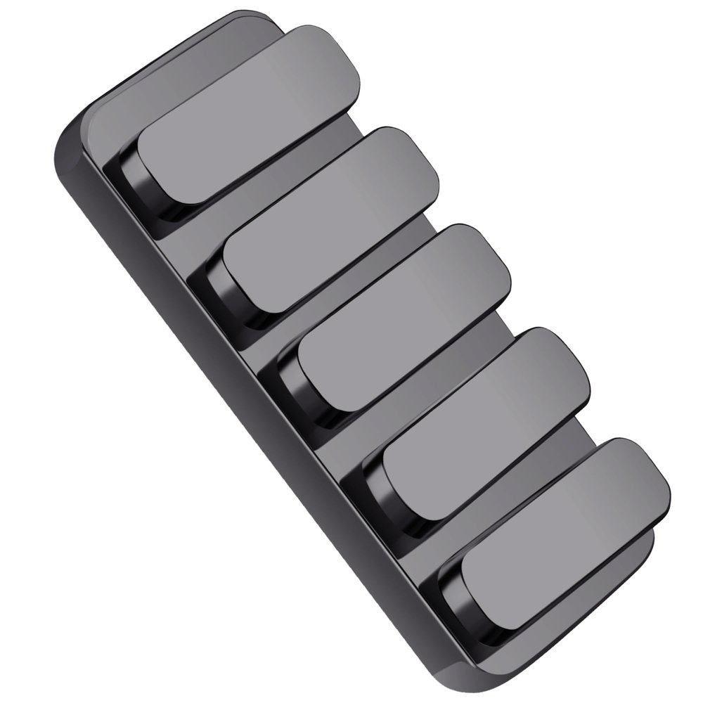 Adult Fidget Toys Metal Fidget Clicker with 3 Noise Levels Loud-Quiet EDC Fidget Toy for Adults Office Class Fidget Toys Relief Stress and Anxiety ADHD Approved (Black Nickle)