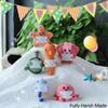6pcs Positive Crochet Animals, Emotional Support Crochet Turtle Starfish Sea Shell Seahorse Octopus Fish Gift for Best Friends/mom/Coworkers, Ideal for Valentines Day,Birthday and Mother's Day etc view 4