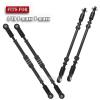 BRCatWPark RC Turnbuckles Camber Links Upgrades Part for 1/10 E-maxx T-maxx,Aluminum Alloy Adjustable Turnbuckles Hop-Up,Replace Part#3941 5143,Black view 2