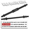 BRCatWPark RC Turnbuckles Camber Links Upgrades Part for 1/10 E-maxx T-maxx,Aluminum Alloy Adjustable Turnbuckles Hop-Up,Replace Part#3941 5143,Black view 3