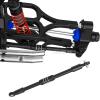 BRCatWPark RC Turnbuckles Camber Links Upgrades Part for 1/10 E-maxx T-maxx,Aluminum Alloy Adjustable Turnbuckles Hop-Up,Replace Part#3941 5143,Black view 4