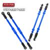 BRCatWPark RC Turnbuckles Camber Links Upgrades Part for 1/10 E-maxx T-maxx,Aluminum Alloy Adjustable Turnbuckles Hop-Up,Replace Part#3941 5143,Navy Blue view 2