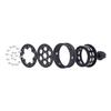 1.9 Beadlock Wheels Rims,4Pcs High Performance Carbon Fiber Bead Lock Wheel 12mm Hex Hub for 1/10 RC Crawler Car Axial SCX10 TRX6 VS4-10 Gen8 Gelande TRX4 Upgrades view 3