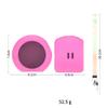Hesupy Silicone Protective Case for Punirunes Interactive Digital Toy, Cute Skin Cover Sleeve with Neck Lanyard Easy Carry for Punirunes Electronic Pets Machine Anti-Scratch Protection (Pink) view 3