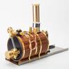 ENGINEDIY Steam Engine Kit 200ml Steam Boiler Model for Single/Double/Triple-Cylinder Steam Engines Model Boats Mechanical Gift for Steam Model Enthusiasts & Collectors view 2