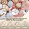 GOGOSO Ball Pit Balls for Toddlers Kids Plastic Balls for Ball-Pit Playpen Pool Baby Play Pastel BPA-Free Non Toxic Play Pastel Crush Proof Bal Beige Light Gray White 200pcs view 3