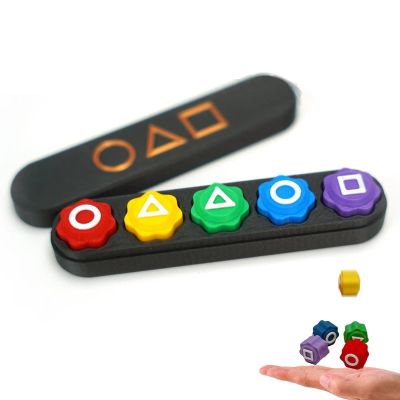 Gonggi Game Set  Traditional Korean Toss and Catch Marble Game, 5 Colorful Marbles, Improves Dexterity and Coordination, Ideal for Social Play and Skill Development