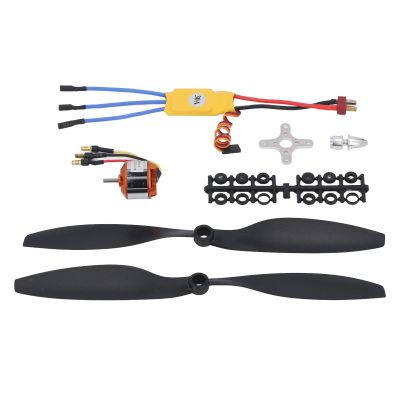 13T 1000KV Brushless Motor ESC Kit for 550 RC Plane, Reducing Performance for Better Experience