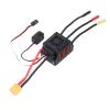 45A RC Car Model Brushless ESC for 1/10 RC Car, Waterproof, Customizable Settings, Safety Features, Aluminum Alloy Material, with Switch Mode BEC Output, for On Road, Off Road, view 2