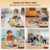 33Pcs Magnetic Wooden Train Set - Expandable Tracks Fit Thomas Brio - Educational Toy Fosters Imagination, Creativity, Logical Thinking, Ideal Birthday for Toddlers Kids Ages 3-6 view 3