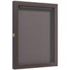 28" x 35" UV-Resistant Sports Jersey Frame Display Case, Brown view 1