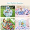 Dekeyoo Ball Pit Balls Pack of 200 - BPA Free, Crush Proof Plastic Balls for Ball Pit, Tent, Playhouse, 2.15 Inch Rainbow Colors view 3