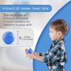Dekeyoo Ball Pit Balls Pack of 100 - BPA Free, Crush Proof Plastic Balls for Ball Pit, Tent, Playhouse, Children's Toy for Party, 2.15 Inch Rainbow Colors view 4