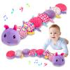 Baby Stuffed Animal Toys for 0-6 6-12 Months, Baby Musical Caterpillar Tummy Time Toys for Babies 3 6 9 12 18 Months, Newborn Infant Sensory Toys Gifts for 1 2 Year Old Boys Girls view 1