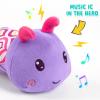 Baby Stuffed Animal Toys for 0-6 6-12 Months, Baby Musical Caterpillar Tummy Time Toys for Babies 3 6 9 12 18 Months, Newborn Infant Sensory Toys Gifts for 1 2 Year Old Boys Girls view 2