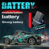 Authticar RC Drift Car, 1:16 Scale 25KM/H High Speed GTR Mode Remote Control Cars, with LED Lights Extra Tires 4WD Drift RC Cars for Adults and Teen view 3