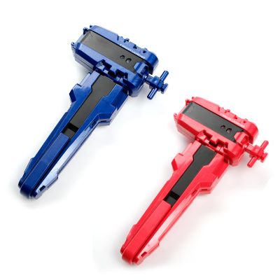 AIBREAY 2 Pack X String Launchers, Blade X Winder Launcher with Grip, Two Launch Mode, Only Work with X Right Spinning Top(Red+Blue)