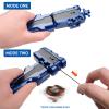 AIBREAY 2 Pack X String Launchers, Blade X Winder Launcher with Grip, Two Launch Mode, Only Work with X Right Spinning Top(Red+Blue) view 3
