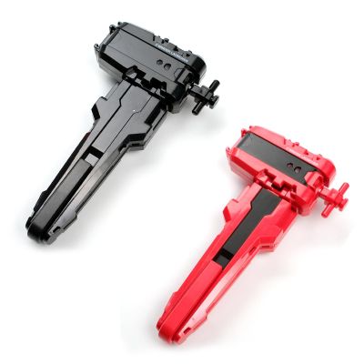 AIBREAY 2 Pack X String Launchers, X Winder Launcher with Grip, Two Launch Mode, Only Work with X Right Spinning Top(Red+Black)