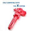 AIBREAY 2 Pack X String Launchers, X Winder Launcher with Grip, Two Launch Mode, Only Work with X Right Spinning Top(Red+Black) view 4