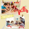 10 Pack Wooden Train Track Expansion Wood Train Bridge Straight Wooden Tracks Accessories Compatible with Most Railway Train Track view 4
