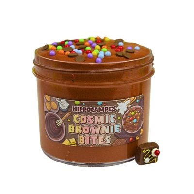 Cosmic Brownie Bites Slime (SCENTED) | Handmade Slime | Hippocampe Slimes (8OZ)