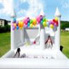 13FT Commercial White Bounce House with Ball Pit&Slide, 100% PVC Inflatable Bounce House for Adults Kids, Adult Bounce House with Blower, Wedding House Outdoor Party, 13x13x10FT view 1