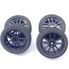 4Pcs 66mm Sponge Foam Wheel Tire Tyre for 1/10 RC Buggy RC Off-Road Car Racing Rally Car Drift Car for HSP for Sakura for Tam-iya view 2