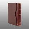 Prophila stockbook Stamp Album (New) 64 Black Sides with slipcase, Padded red Cover view 3